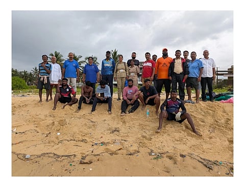  ಸುರತ್ಕಲ್ ದೊಡ್ಡಕೊಪ್ಲದಲ್ಲಿ ಸಮುದ್ರದ ಅಲೆಗಳ ಹೊಡೆತಕ್ಕೆ ಮೀನುಗಾರಿಕಾ ದೋಣಿ ಪಲ್ಟಿ