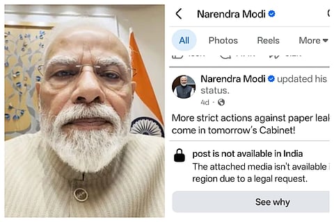 Meta apologises for brief removal of PM's selfie video