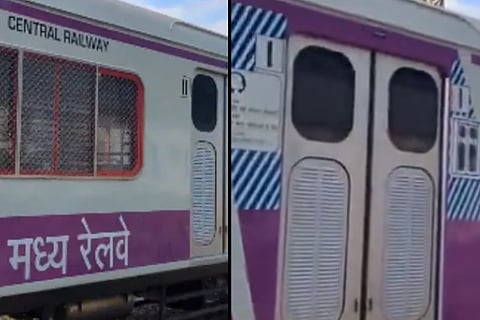 Automatic Door-Closing Train