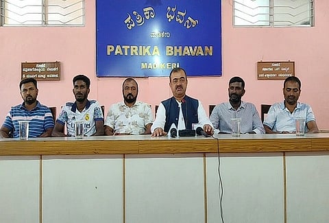 ಸುದ್ದಿಗೋಷ್ಠಿಯಲ್ಲಿ ಕ್ರೀಡಾಕೂಟ ಸಂಚಾಲಕ ಅಪ್ಪಚೆಟ್ಟೋಳಂಡ ಮನು ಮುತ್ತಪ್ಪ ಮಾತನಾಡಿದರು.