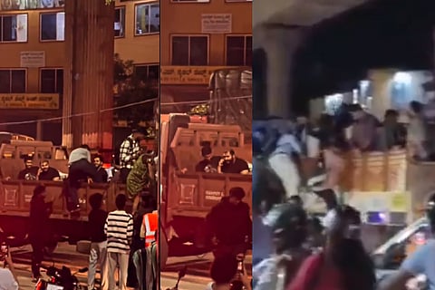 Namma Metro Disruptions Commuters in Lorries