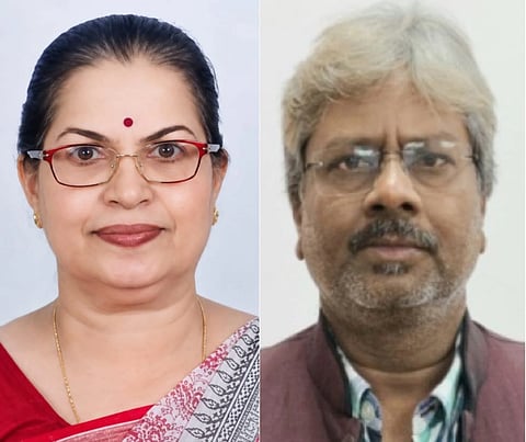 ನಂದಾ ಹಳೆಮನೆ ಹಾಗೂ ಚಂದ್ರಪ್ಪ 
