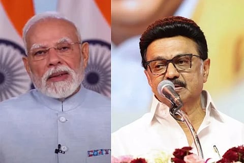 ಪ್ರಧಾನಿ ಮೋದಿ ಮತ್ತು ತಮಿಳುನಾಡು ಮುಖ್ಯಮಂತ್ರಿ ಎಂ.ಕೆ ಸ್ಟಾಲಿನ್