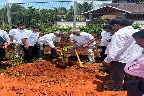 ಮುತ್ತಿನಕೊಪ್ಪ ಸರ್ಕಾರಿ ಪದವಿಪೂರ್ವ ಕಾಲೇಜಿನ ಆವರಣದಲ್ಲಿ ಗಿಡಗಳನ್ನು ನೆಡಲಾಯಿತು. ಡಾ. ಕೆ.ಪಿ.ಅಂಶುಮಂತ್, ಕೆ.ಪಿ.ಪ್ರಸನ್ನ, ಸಿ.ಎಲ್.ಮನೋಹರ್, ಯೋಗೀಶ ರಾವ್, ಎಲ್.ಎಂ.ಸತೀಶ್ ಇತರರಿದ್ದರು.