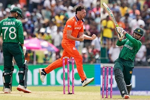 148 ರನ್ ಬೆನ್ನಟ್ಟಲು ಹೈರಾಣಾದ ಪಾಕ್: ನೆದರ್ಲೆಂಡ್ಸ್ ಎದುರೇ ಈ ಗತಿಯಾದರೆ ಮುಂದೇನು ಕಥೆ..? 