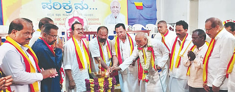 ಹೆಜಮಾಡಿಯಲ್ಲಿ ನಡೆದ ಕಾಪು ತಾಲೂಕು ಕನ್ನಡ ಸಾಹಿತ್ಯ ಸಮ್ಮೇಳನವನ್ನು ಶಾಸಕ ಗುರ್ಮೆ ಸುರೇಶ್ ಶೆಟ್ಟಿ ಉದ್ಘಾಟಿಸಿದರು.