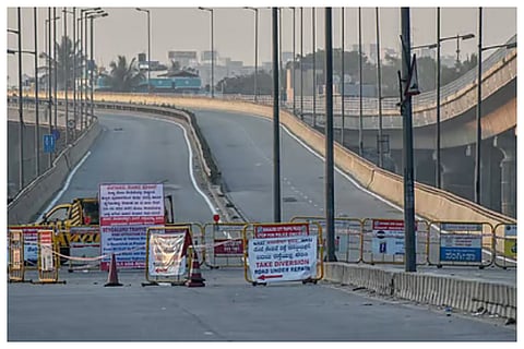 Bengaluru Peenya flyover banned 