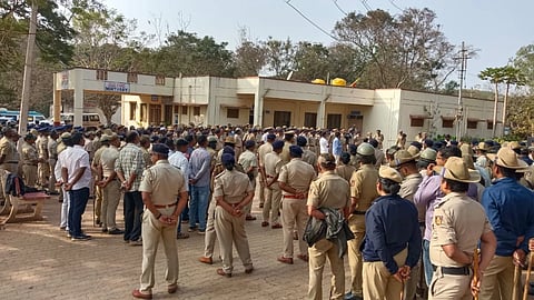  ಬಿಗಿ ಪೊಲೀಸ್ ಬಂದೋಬಸ್ತ್ (murder)