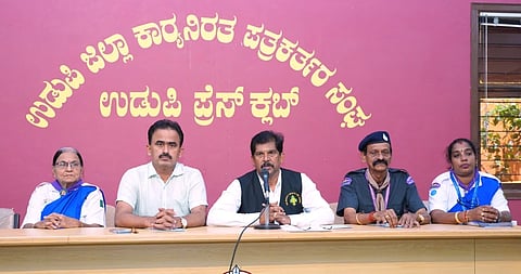 ಜಿಲ್ಲಾ ಮುಖ್ಯ ಆಯುಕ್ತ  ಇಂದ್ರಾಳಿ ಜಯಕರ್​ ಶೆಟ್ಟಿ ಸುದ್ದಿಗೋಷ್ಠಿಯಲ್ಲಿ ಮಾತನಾಡಿದರು. 