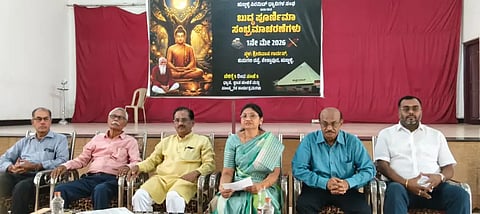 meditation ಸುದ್ದಿಗೋಷ್ಠಿಯಲ್ಲಿ ಈ ಕುರಿತು ಮಾಹಿತಿ ನೀಡಿದ ಸೀನಿಯರ್ ಪಿರಾಮಿಡ್ ಮಾಸ್ಟರ್ ವಿಶಾಲಾಕ್ಷಿ ಆಕಳವಾಡಿ.