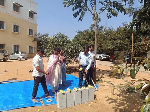 ಜಿಲ್ಲಾಡಳಿತಭವನದಲ್ಲಿ ಮಳೆ ನೀರು ಕೊಯ್ಲು 