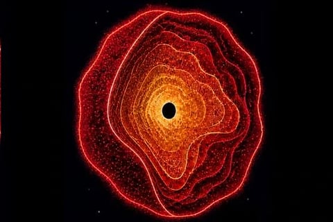 Black Hole Star (ಚಿತ್ರ X)