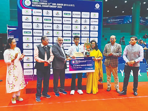 ಕರ್ನಾಟಕದ ಸಾಯಿ ಪುಷ್ಕರ್​ಗೆ ಕಿರಿಯರ ಬ್ಯಾಡ್ಮಿಂಟನ್​ ಪ್ರಶಸ್ತಿ