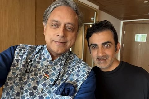 Shashi Tharoor  | ಭಾರತ ತಂಡದ ಮುಖ್ಯ ಕೋಚ್​ ಗೌತಮ್​ ಗಂಭೀರ್ ಮತ್ತು ಸಂಸದ ಶಶಿ ತರೂರ್