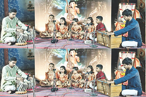 ಸಿಂಧನೂರಿನಲ್ಲಿ ರಾಗ್ ಸಿಂಧು ಮ್ಯೂಸಿಕ್ ಅಕಾಡೆಮಿಯಿಂದ ಭಕ್ತಿ ಸುಧೆ ಸಂಗೀತ ಕಾರ್ಯಕ್ರಮ ನಡೆಯಿತು.