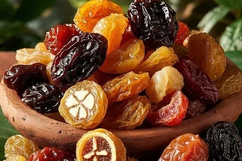 Soaked Raisins
