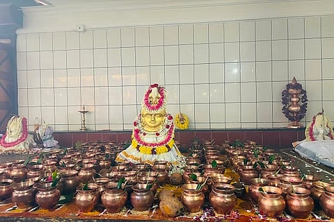 ಬಾಡಗರಕೇರಿಯ ಇತಿಹಾಸ ಪ್ರಸಿದ್ಧ ಶ್ರೀ ಮೃತ್ಯುಂಜಯ ಕ್ಷೇತ್ರದಲ್ಲಿ ದೇವರ ಬಿಂಬ ಪುನರ್ ಪ್ರತಿಷ್ಠೆ ಅಷ್ಟಬಂಧ ಬ್ರಹ್ಮ ಕಲಶೋತ್ಸವ ನಡೆಯಿತು.