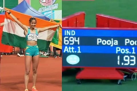 Pooja Singh | ಹೈಜಂಪ್‌ನಲ್ಲಿ ಹೊಸ ದಾಖಲೆ ಬರೆದ ಪೂಜಾ!