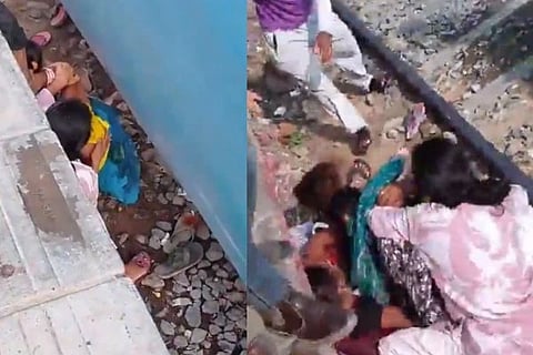 Train Viral Video (ಚಿತ್ರ X)