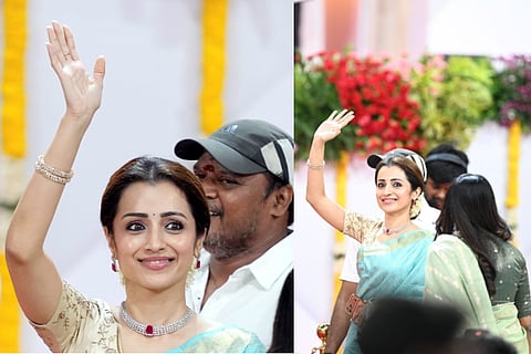 Trisha at Vijay Swearing in Ceremony