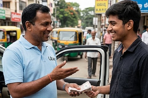 ​Uber Driver Honesty (ಎಐ ಚಿತ್ರೆ)