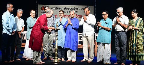 ಯಕ್ಷಗಾನ ವಿದ್ವಾಂಸ ಡಾ. ಎಂ. ಪ್ರಭಾಕರ ಜೋಶಿ ಯಕ್ಷಗಾನ ಮಾರ್ಗದರ್ಶಿ ಶಿಬಿರ ಉದ್ಘಾಟಿಸಿದರು. 