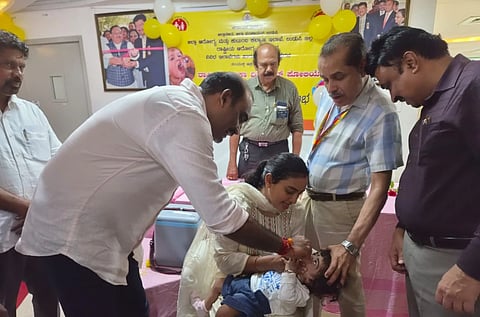 ಶಾಸಕ ಯಶ್ಪಾಲ್‌ ಸುವರ್ಣ ರಾಷ್ಟ್ರೀಯ ಪಲ್ಸ್‌ ಪೋಲಿಯೊ ಲಸಿಕಾ ಅಭಿಯಾನ ಉದ್ಘಾಟಿಸಿದರು.