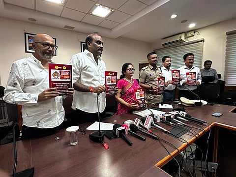 ಉಡುಪಿ ಮ್ಯಾರಥಾನ್ ಕರಪತ್ರವನ್ನು ಶಾಸಕ ಯಶಪಾಲ್ ಸುವರ್ಣ, ಡಿಸಿ ಸ್ವರೂಪ ಬಿಡುಗಡೆಗೊಳಿಸಿದರು. 