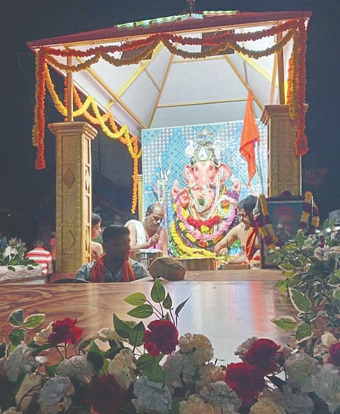 ಉಪ್ಪಿನಂಗಡಿಯಲ್ಲಿ ಪೂಜಿಸಲಾದ ಗಣಪತಿ.