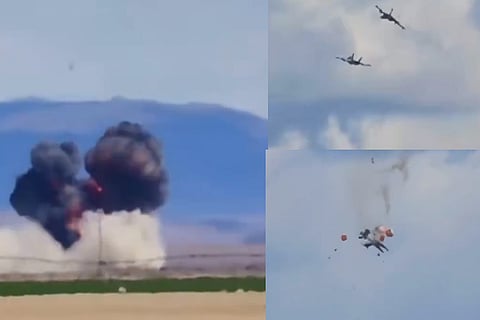 US Navy jets collision Idaho air show
