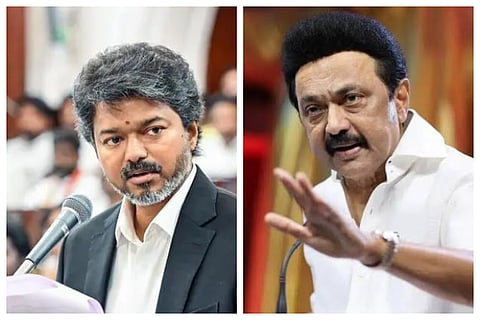  Stalin big attack on Vijay over Udhayanidhis arrest