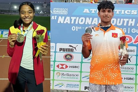 ಕಿರಿಯರ ಅಥ್ಲೆಟಿಕ್ಸ್: ರಾಜ್ಯದ ನುರುಪಾಗೆ ಚಿನ್ನ, ಪುಷ್ಪಕ್​ಗೆ ರಜತ