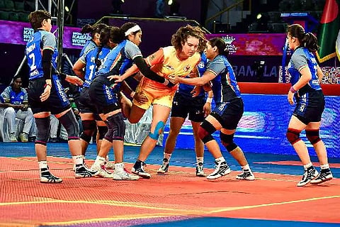ಮಹಿಳಾ ಕಬಡ್ಡಿ ವಿಶ್ವಕಪ್​: ಭಾರತಕ್ಕೆ ಹ್ಯಾಟ್ರಿಕ್​ ಜಯ, ಸೆಮೀಸ್​ ಪ್ರವೇಶ