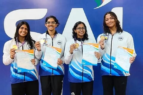 ರಾಷ್ಟ್ರೀಯ ಜೂ. ಈಜು: ಕರ್ನಾಟಕಕ್ಕೆ ಮತ್ತೆ 4 ಚಿನ್ನದ ಪದಕ