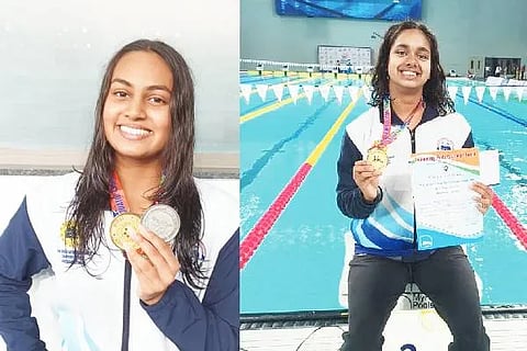 ರಾಷ್ಟ್ರೀಯ ಈಜು: ತನಿಷಿ, ತಾನ್ಯಾ ದಾಖಲೆ; ಕರ್ನಾಟಕಕ್ಕೆ ಮತ್ತೆ 3 ಚಿನ್ನದ ಪದಕ 