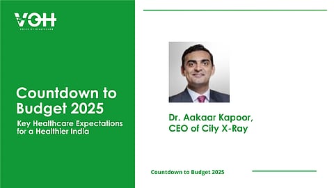 Dr. Aakaar Kapoor, CEO of City X-Ray