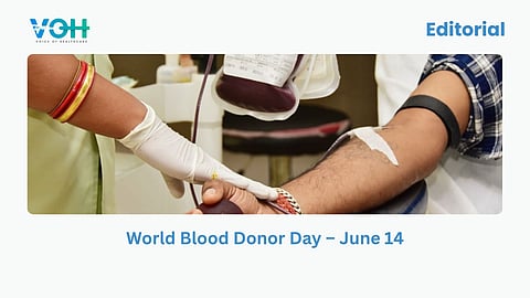 World Blood Donor Day – June 14