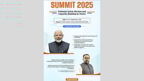 Ministry of Ayush to Host Summit on National Ayush Mission & Capacity Building
