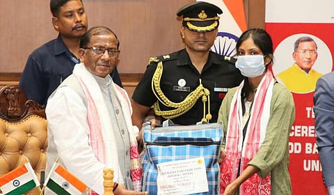 Governor Lakshman Prasad Acharya