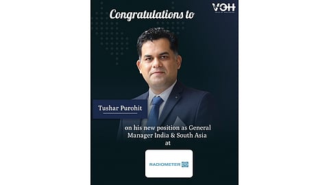 Tushar Purohit Appointed as General Manager – India & South Asia at Radiometer