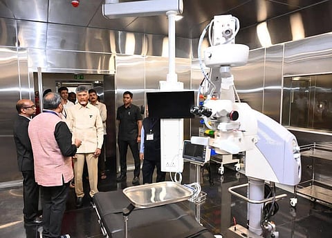 Andhra Pradesh CM Chandrababu Naidu Inaugurates