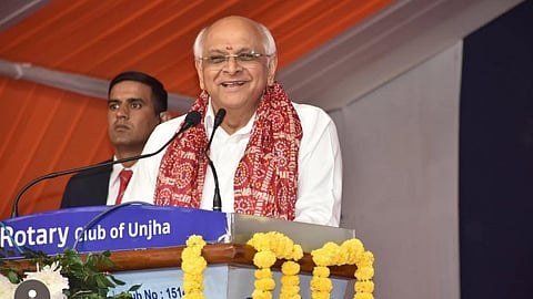 Gujarat CM Bhupendra Patel Lays Foundation Stone For Upcoming Menaba Multi-Speciality Hospital In Unjha