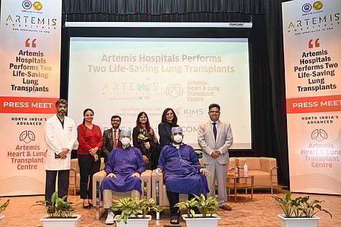  Two Life-Saving Lung Transplants Give New Breath to Patients at Artemis Hospitals 