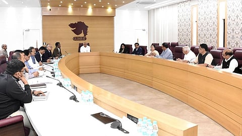 CM Bhupendra Patel Chairs High-Level Typhoid Review As Cases Grow In Gandhinagar