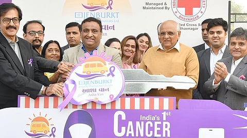 Gujarat CM Unveils Mobile Cancer Screening Van To Strengthen Early Diagnosis