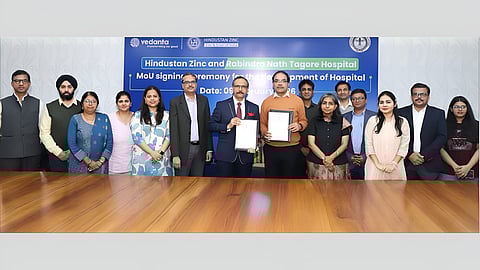 Hindustan Zinc Inks MoU For RNT Hospital Redevelopment Project