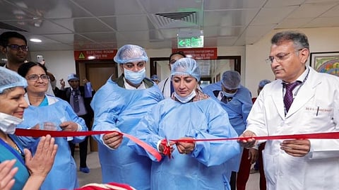 Delhi CM Rekha Gupta & Health Minister Pankaj Singh Launch CT Scan & Cath Lab At GB Pant Hospital