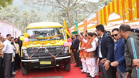 CM Dhami Flags Off CSR Vehicle or Health Services In Remote Uttarakhand