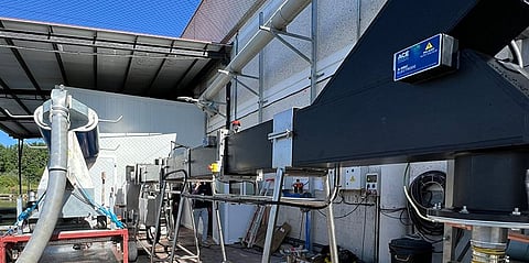 Ace Aquatec's Humane Stunner Universal (A-HSU®) in Piszolla's trout farm in Alba de Tormes, Salamanca, Spain. 
