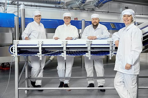 Hailia Quality Manager Minna Kaunisto, Production Director Taina Lahtinen, CTO Otto Kaukonen and CEO Michaela Lindström.